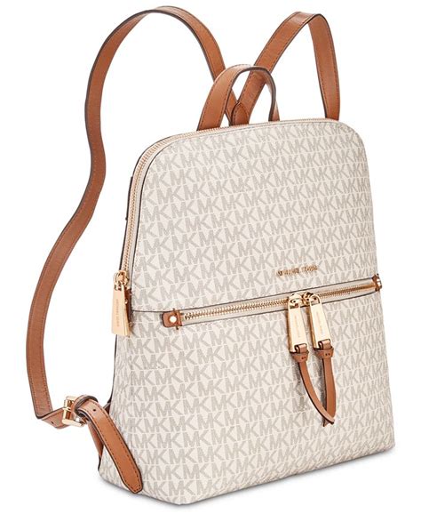 michael kors off white purse|michael kors white backpack purse.